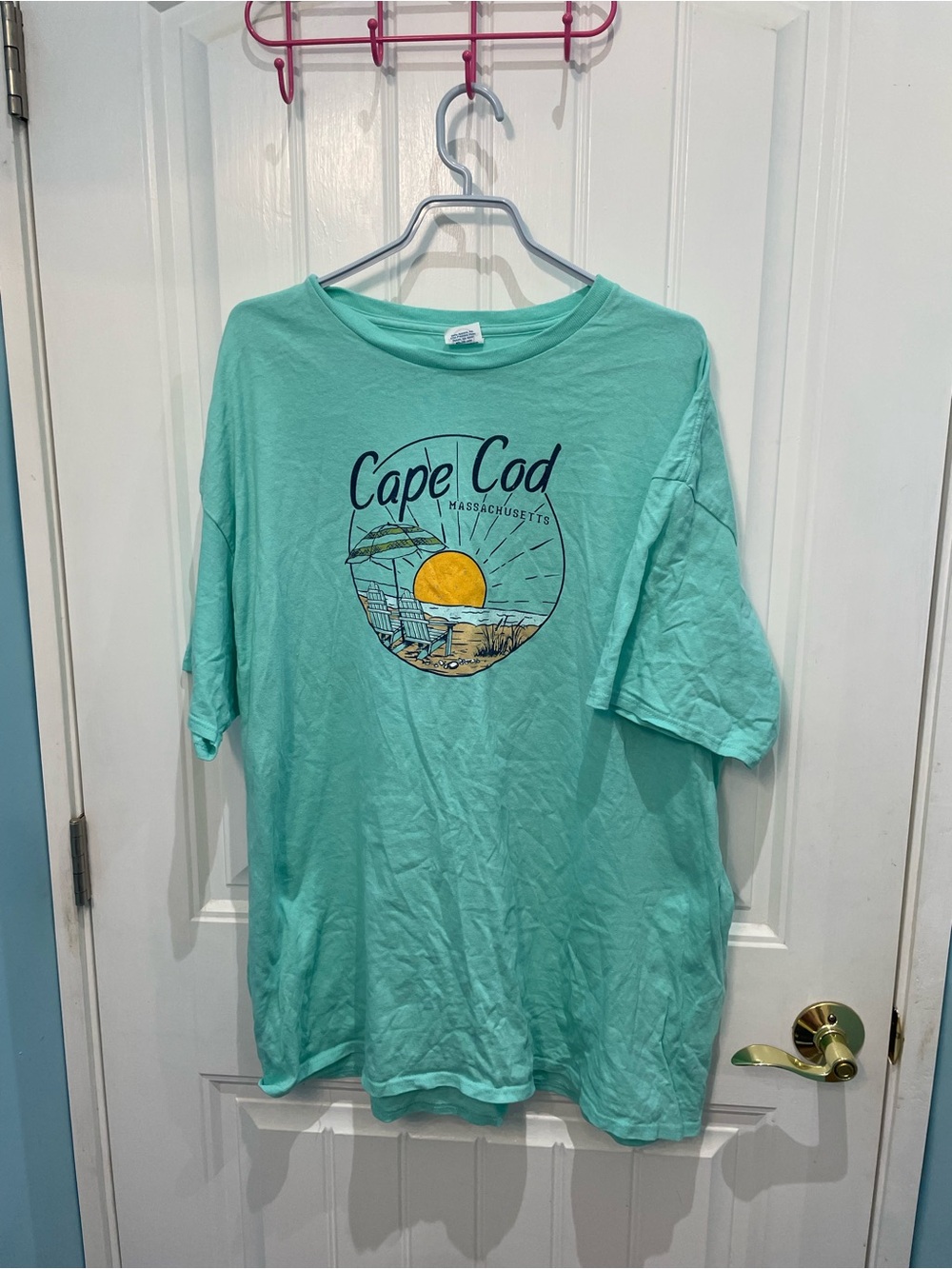 Delta Mint Green Cape Cod Graphic Short Sleeve Tee